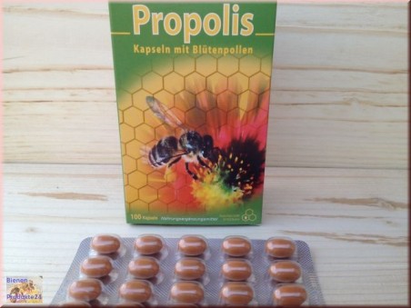 Capsules à la propolis et au pollen d'abeille (100 Stk)
