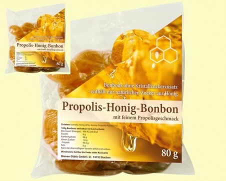 Propolis honey bonbon 80 gr.