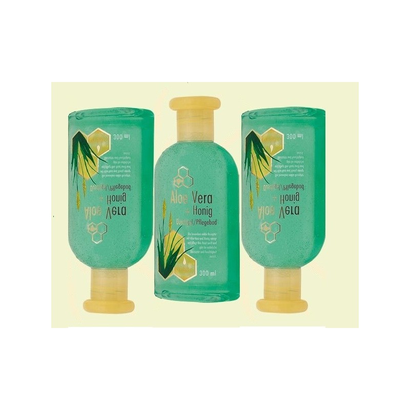 Gel for the shower with honey and aloe vera