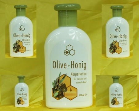 Lotion for your body with olive oil and honey