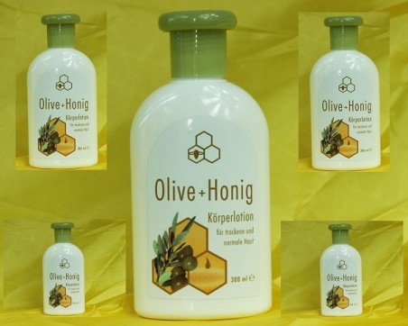 Olive Honig Koerperlotion