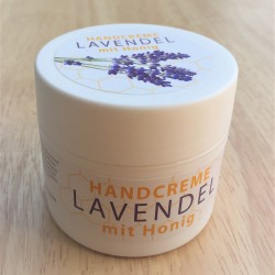 Hand cream with honey and lavender oil