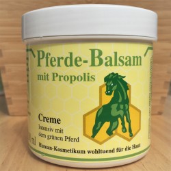 Balm "horse" with propolis, skin care.