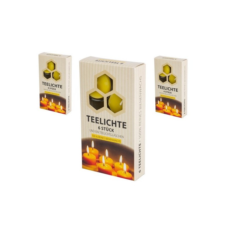 Восковые свечи 100% "Teelicht" Чайная свеча в гильзе.