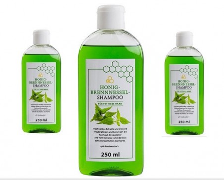 Shampooing au miel et à l'ortie (250ml)