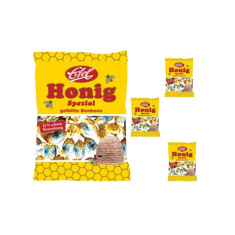 Honey candy filled (90 g)