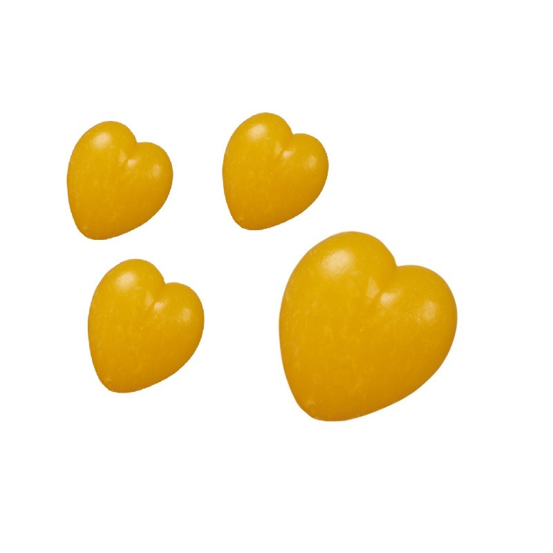 Heart honey soap with honey scent (45 g sealed).