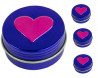 Lip balm in a 14 ml jar (motif heart)