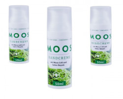 Moss hand cream (50 ml dispenser).