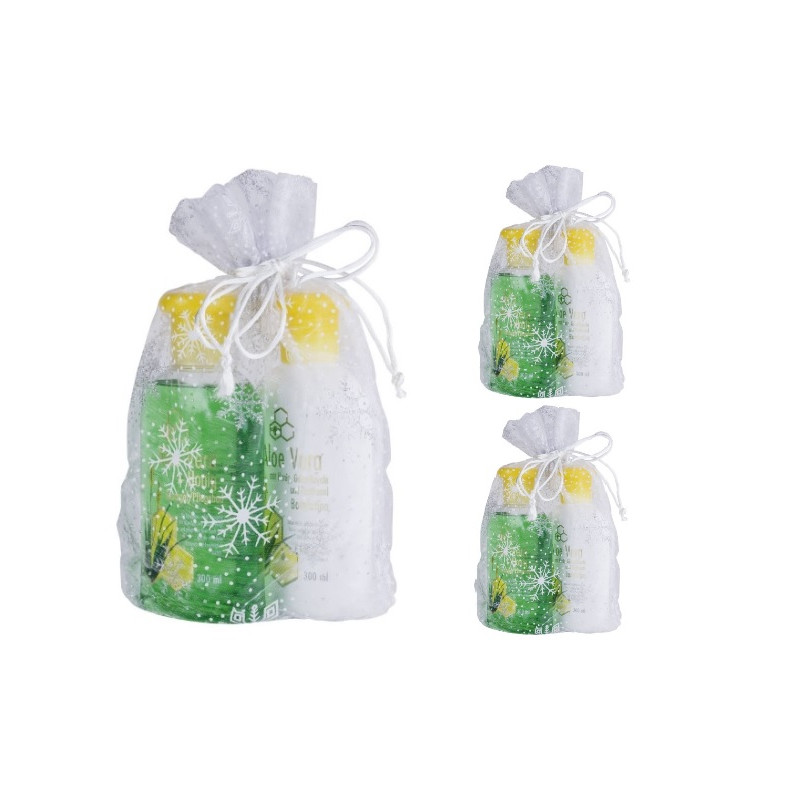 Geschenkset W Aloe Vera Duschgel/Lotion.