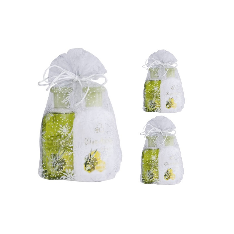 Geschenkset W Olive Duschgel,Lotion.