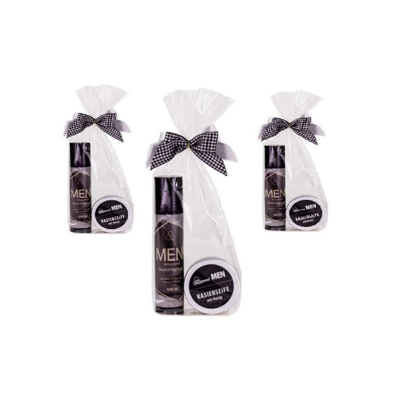 Gift set MEN face cream - shaving soap.