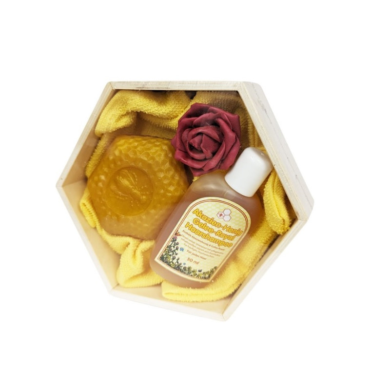 Geschenk Set Wabe 4 Honig Shampoo.