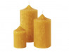Pillar Candle 100% Beeswax Texture 80/45 (1 pc.)