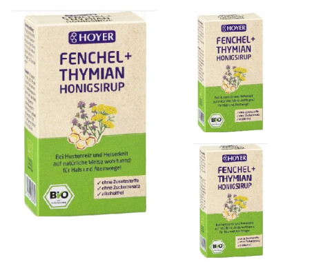 Fenchel, Thymian, Husten Honigsirup (250g)